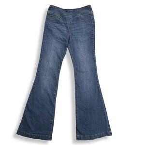 Sofia Vergara Jeans Womens 8 Melisa Flare Blue Stretch Denim Pull On Pants 28x31